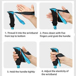 Foldable Hiking Poles for Outdoor Adventures - Unisex Design
