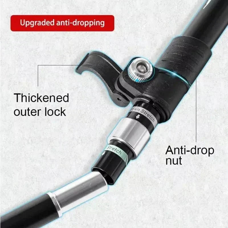 Foldable Hiking Poles for Outdoor Adventures - Unisex Design