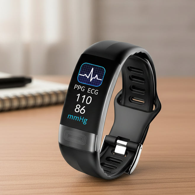 Health Smartwatch for Both Genders - ECG, Blood Pressure & Sleep Monitor