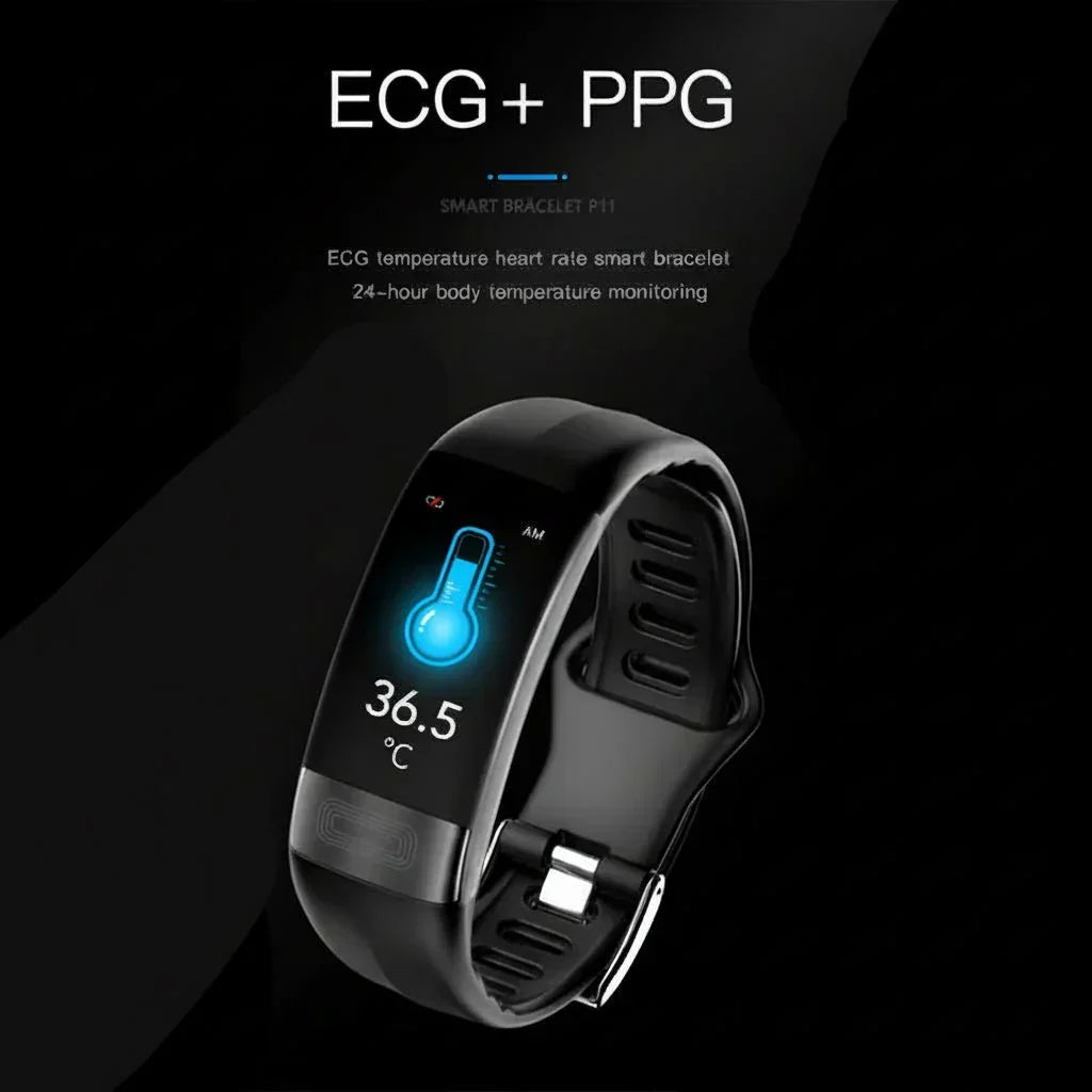 Health Smartwatch for Both Genders - ECG, Blood Pressure & Sleep Monitor