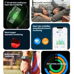 IP68 Waterproof Fitness Watch for Heart Rate and Oxygen Tracking