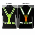 Reflective Running Vest for Unisex - LED Safety Gear for Nighttime