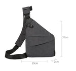Lightweight Crossbody Shoulder Bag for All Genders – Anti-Theft Design