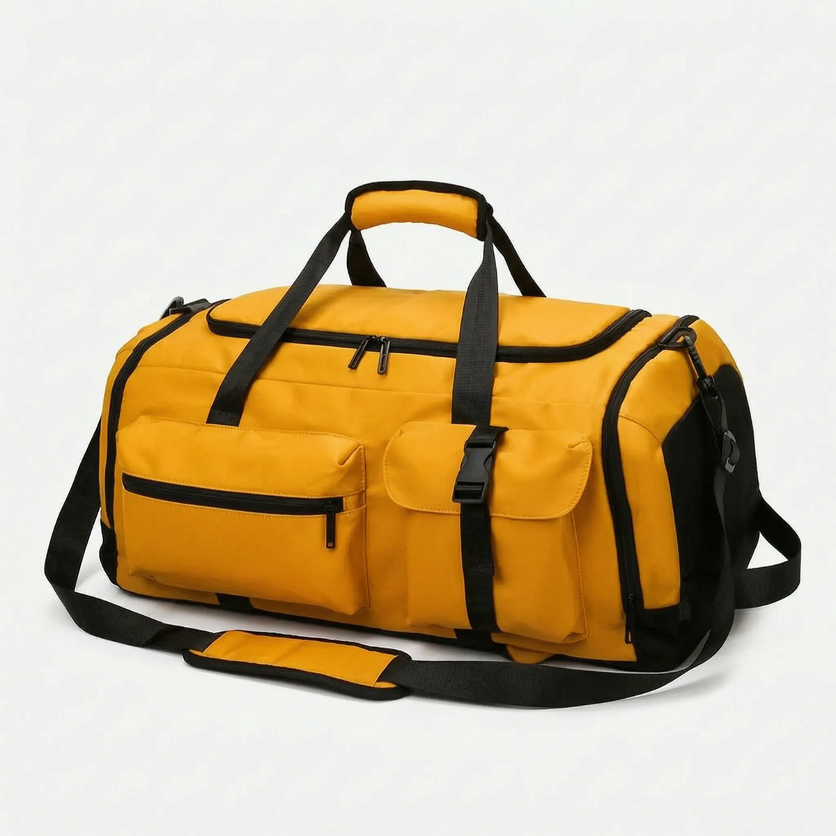 Convertible Sports Duffel Bag with Multiple Pockets for All Genders