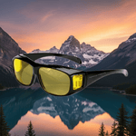 HD Lens Night Vision Glasses for Unisex Driving – Glare Reduction