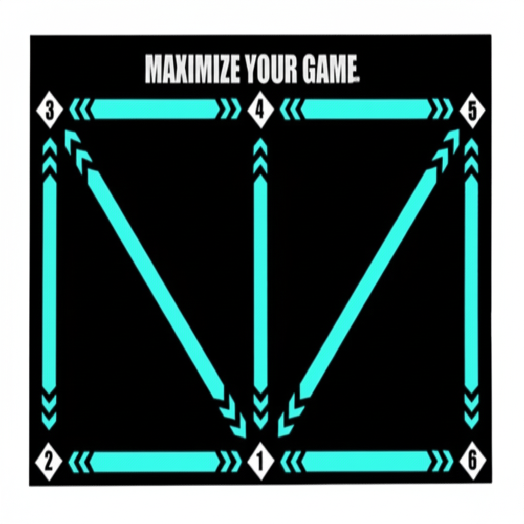Soccer Practice Mat for Ball Control and Skill Development - Unisex, Non-Slip