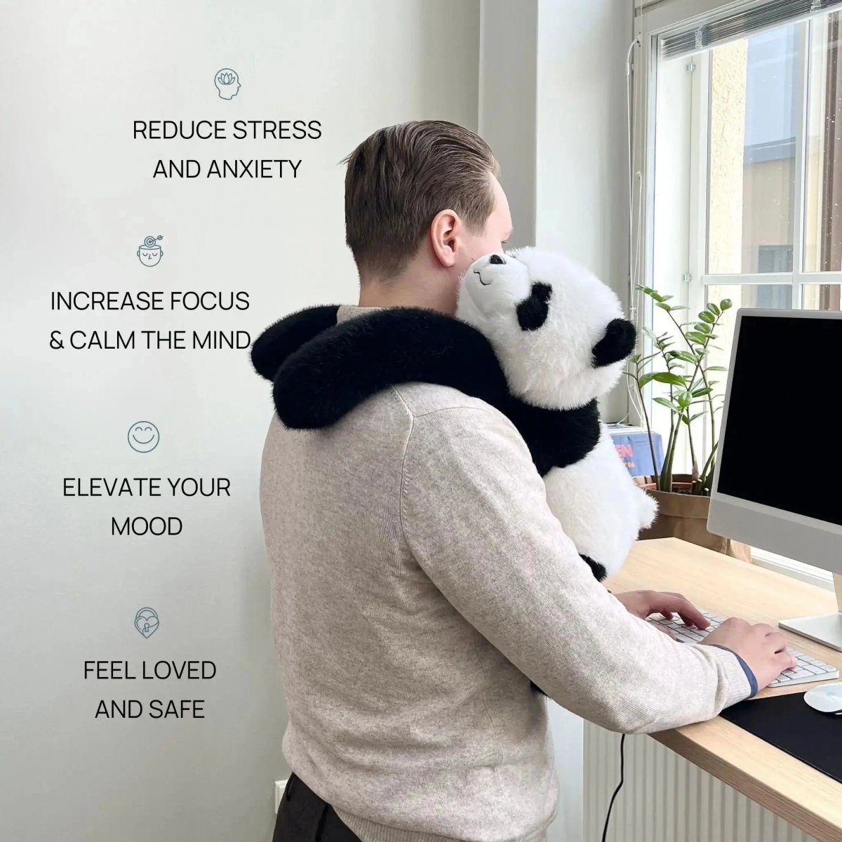 Cozy Plush Stress-Relief Hugging Companion for Ultimate Comfort