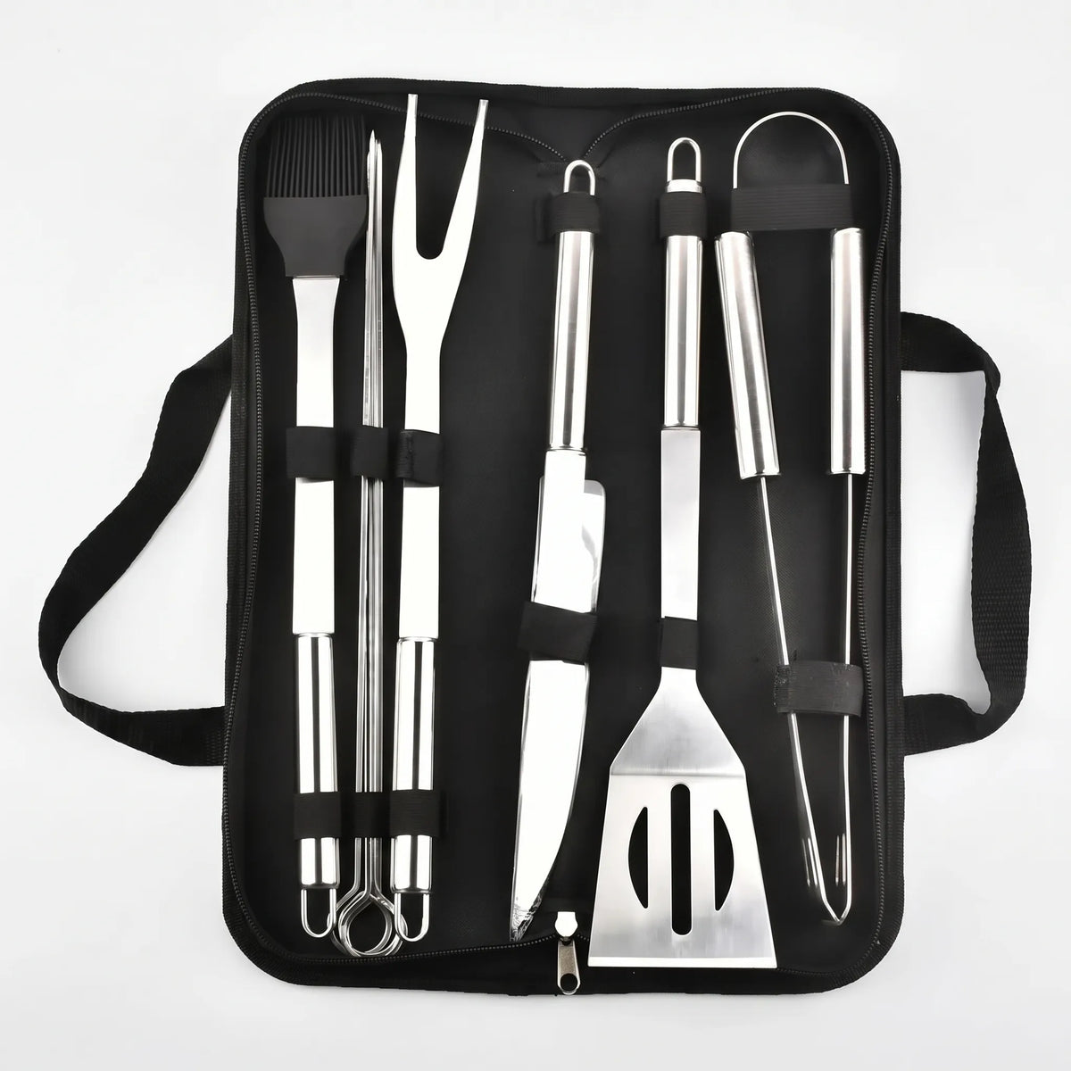 Portable BBQ Tool Kit for Outdoor Grilling - Unisex Accessory