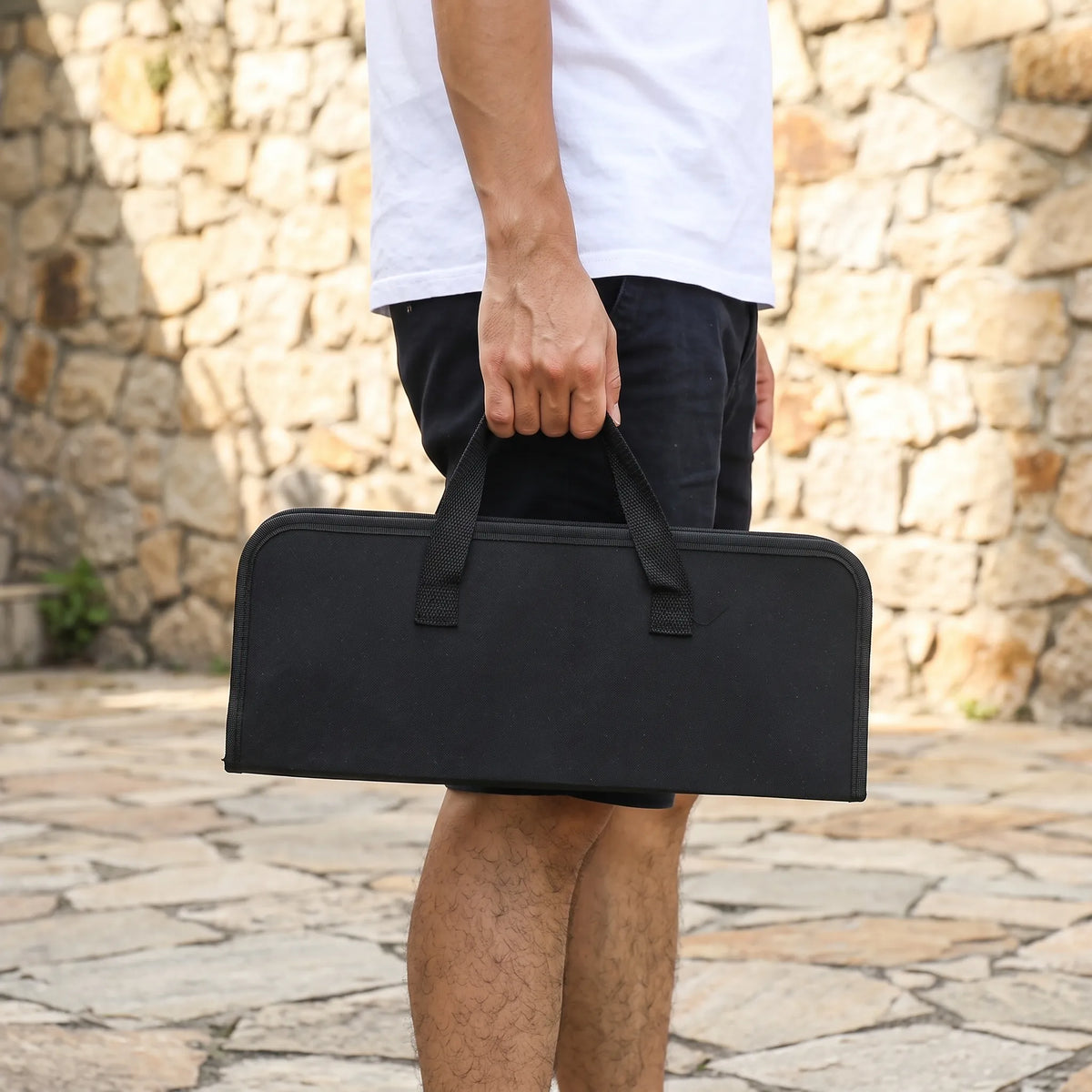 Portable BBQ Tool Kit for Outdoor Grilling - Unisex Accessory