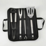 Portable BBQ Tool Kit for Outdoor Grilling - Unisex Accessory