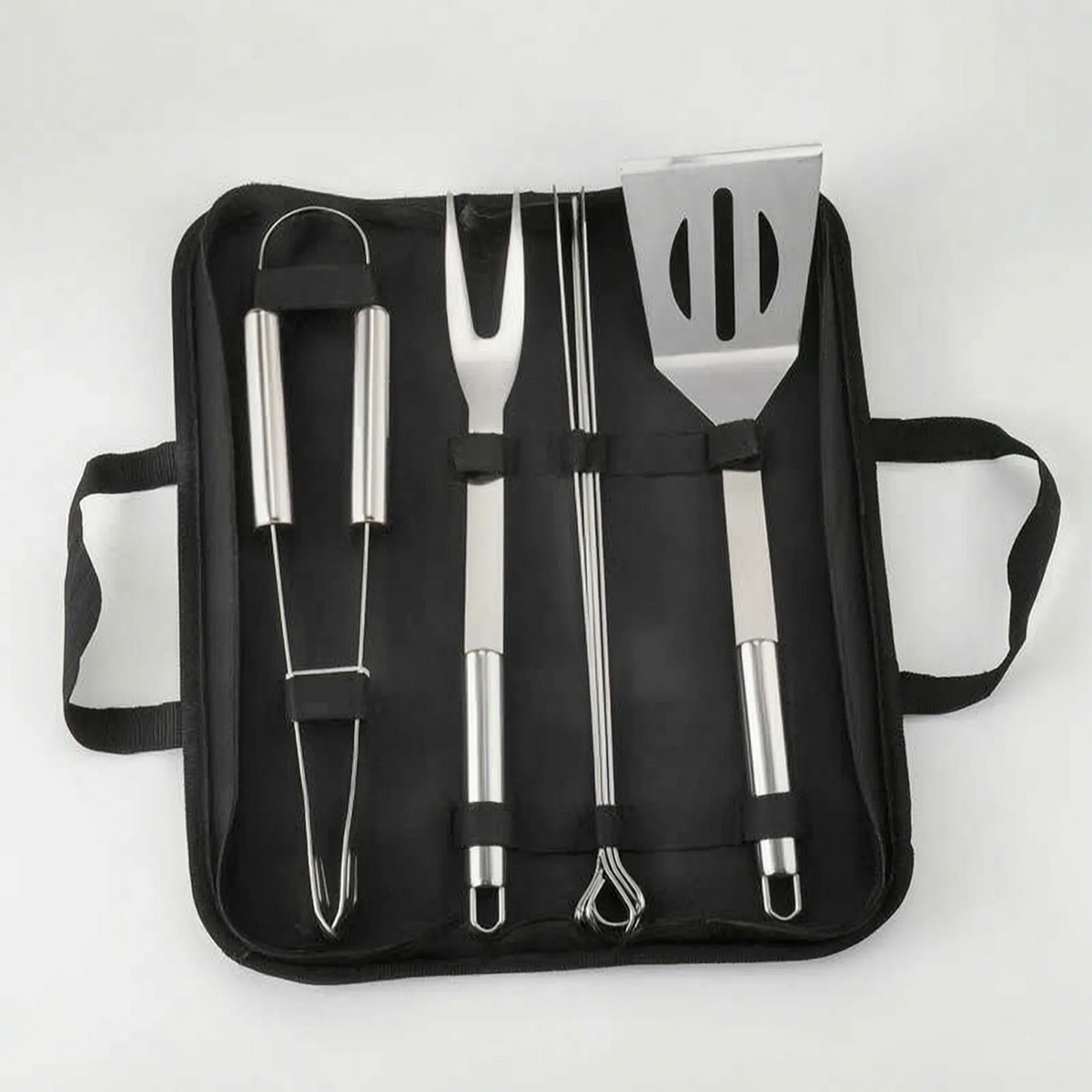 Portable BBQ Tool Kit for Outdoor Grilling - Unisex Accessory