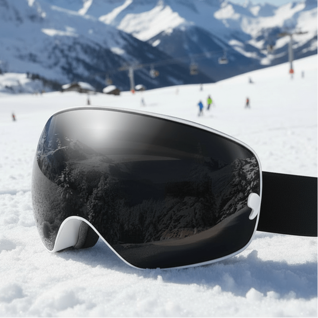 Unisex Ski Goggles with Anti-Fog, UV400 Protection and Night Vision Lens