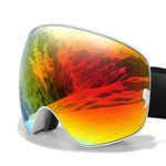 Unisex Ski Goggles with Anti-Fog, UV400 Protection and Night Vision Lens