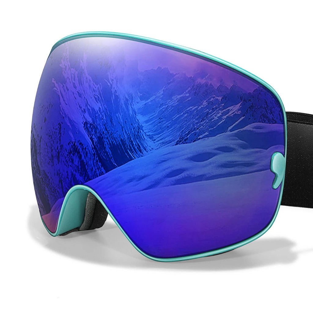 Unisex Ski Goggles with Anti-Fog, UV400 Protection and Night Vision Lens