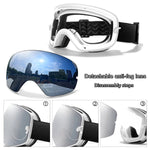 Unisex Ski Goggles with Anti-Fog, UV400 Protection and Night Vision Lens