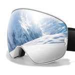 Unisex Ski Goggles with Anti-Fog, UV400 Protection and Night Vision Lens
