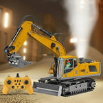 Metal Alloy Excavator Toy with Lights and Sound – Unisex Remote Control