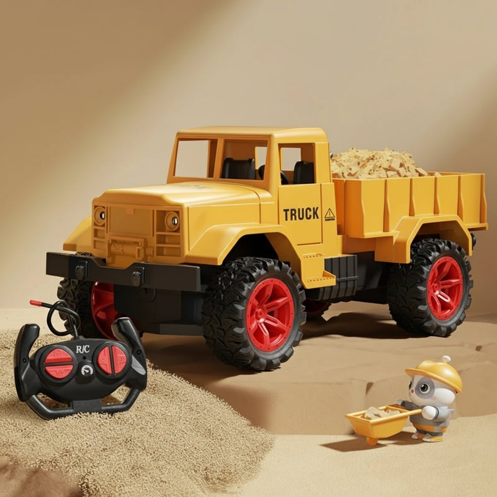 Metal Alloy Excavator Toy with Lights and Sound – Unisex Remote Control