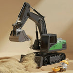 Metal Alloy Excavator Toy with Lights and Sound – Unisex Remote Control