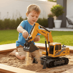 Metal Alloy Excavator Toy with Lights and Sound – Unisex Remote Control