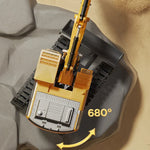 Metal Alloy Excavator Toy with Lights and Sound – Unisex Remote Control