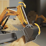 Metal Alloy Excavator Toy with Lights and Sound – Unisex Remote Control