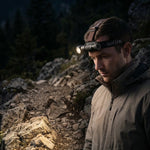 Rechargeable LED Headlamp for Unisex Use with Magnetic Base for Hands-Free Lighting