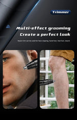Rechargeable Painless Trimmer for Nose and Ear Hair – Unisex