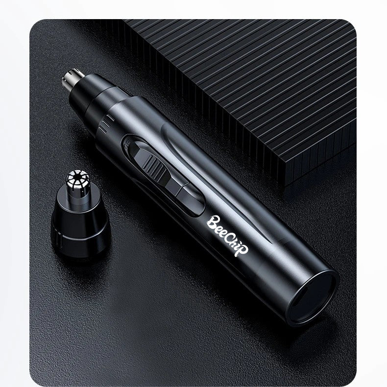 Rechargeable Painless Trimmer for Nose and Ear Hair – Unisex