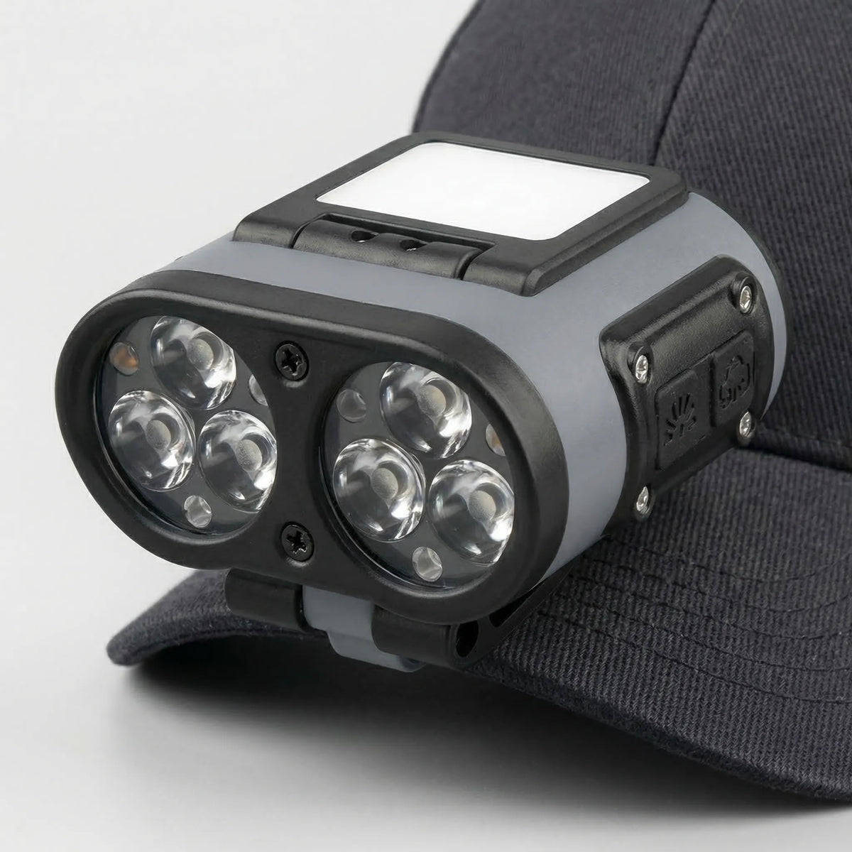 Hands-Free Lighting with Unisex Clip-On Headlamp and Smart Sensor