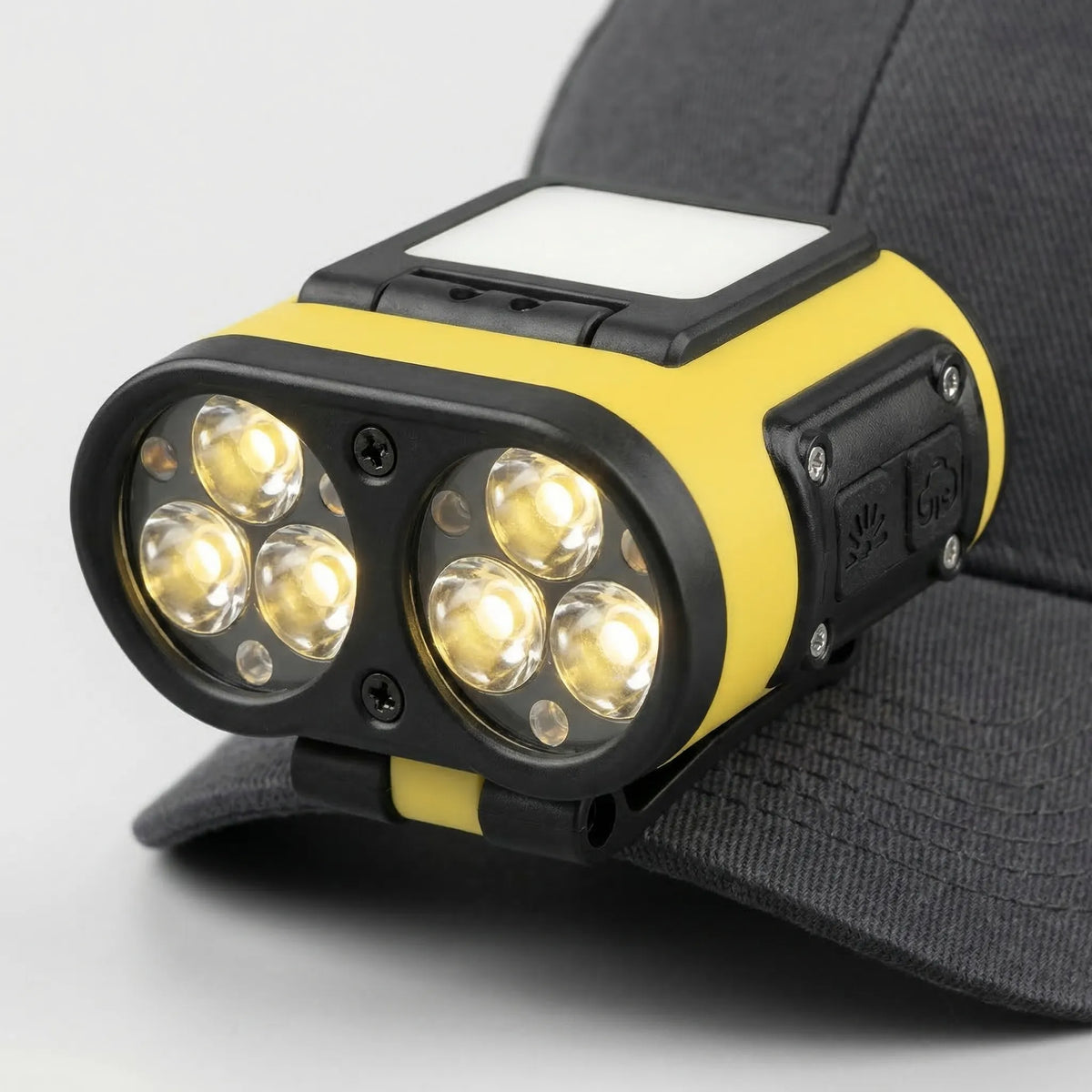Hands-Free Lighting with Unisex Clip-On Headlamp and Smart Sensor