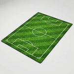Washable Non-Slip Area Rug for Soccer Field - Unisex Design
