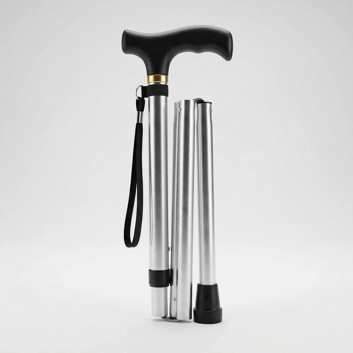 Folding Telescopic Walking Stick for Mobility Assistance - Unisex