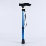 Folding Telescopic Walking Stick for Mobility Assistance - Unisex