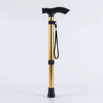 Folding Telescopic Walking Stick for Mobility Assistance - Unisex