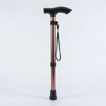 Folding Telescopic Walking Stick for Mobility Assistance - Unisex