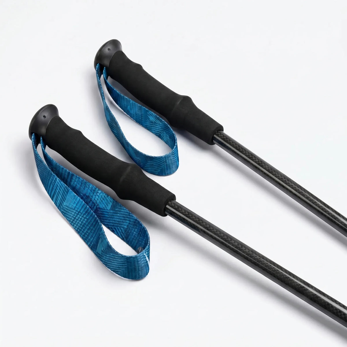 Collapsible Trekking Poles for Hiking - Unisex Carbon Fiber Design