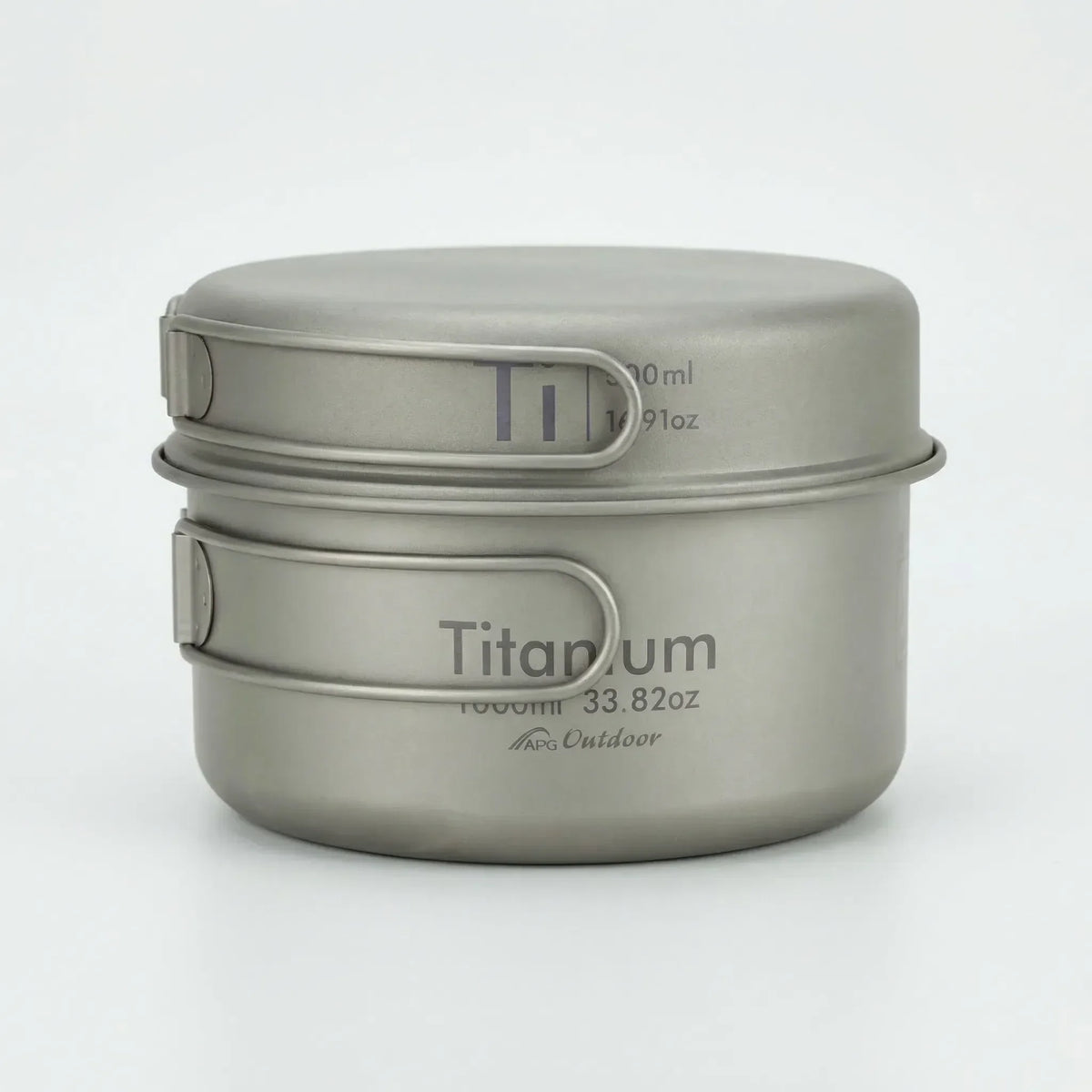 Lightweight Titanium Camping Cookware Set for All Genders