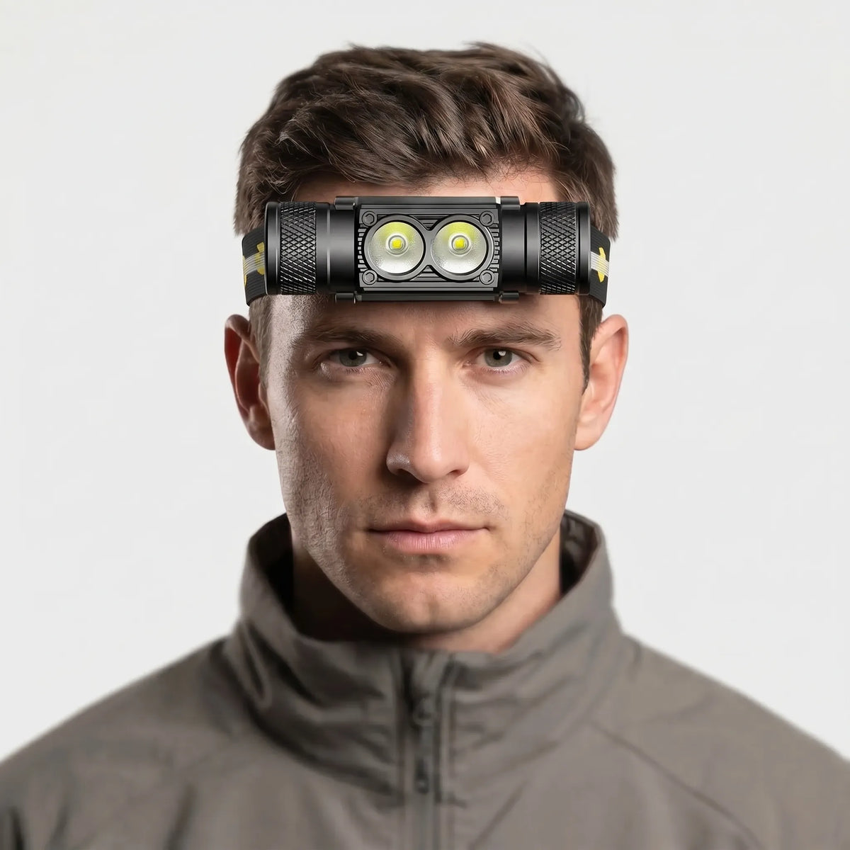 LED Headlamp with USB Rechargeable Feature for All Genders