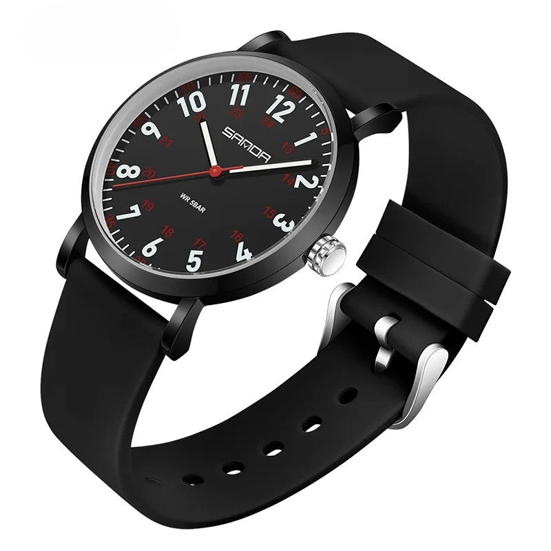 Healthcare Professional's Easy-to-Read Waterproof Watch for Unisex Use
