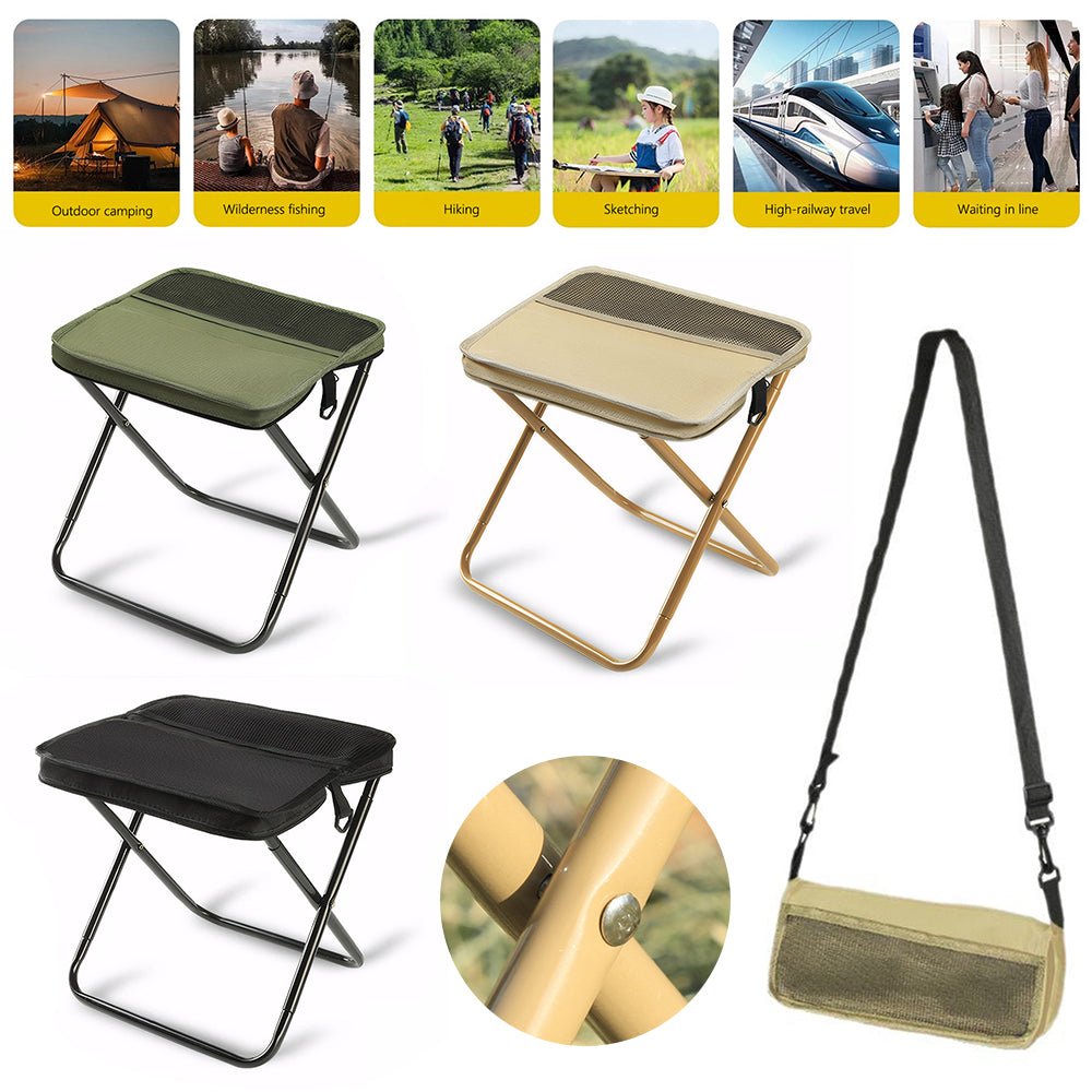 Folding Backpack Chair for Waterproof Outdoor Activities - Unisex