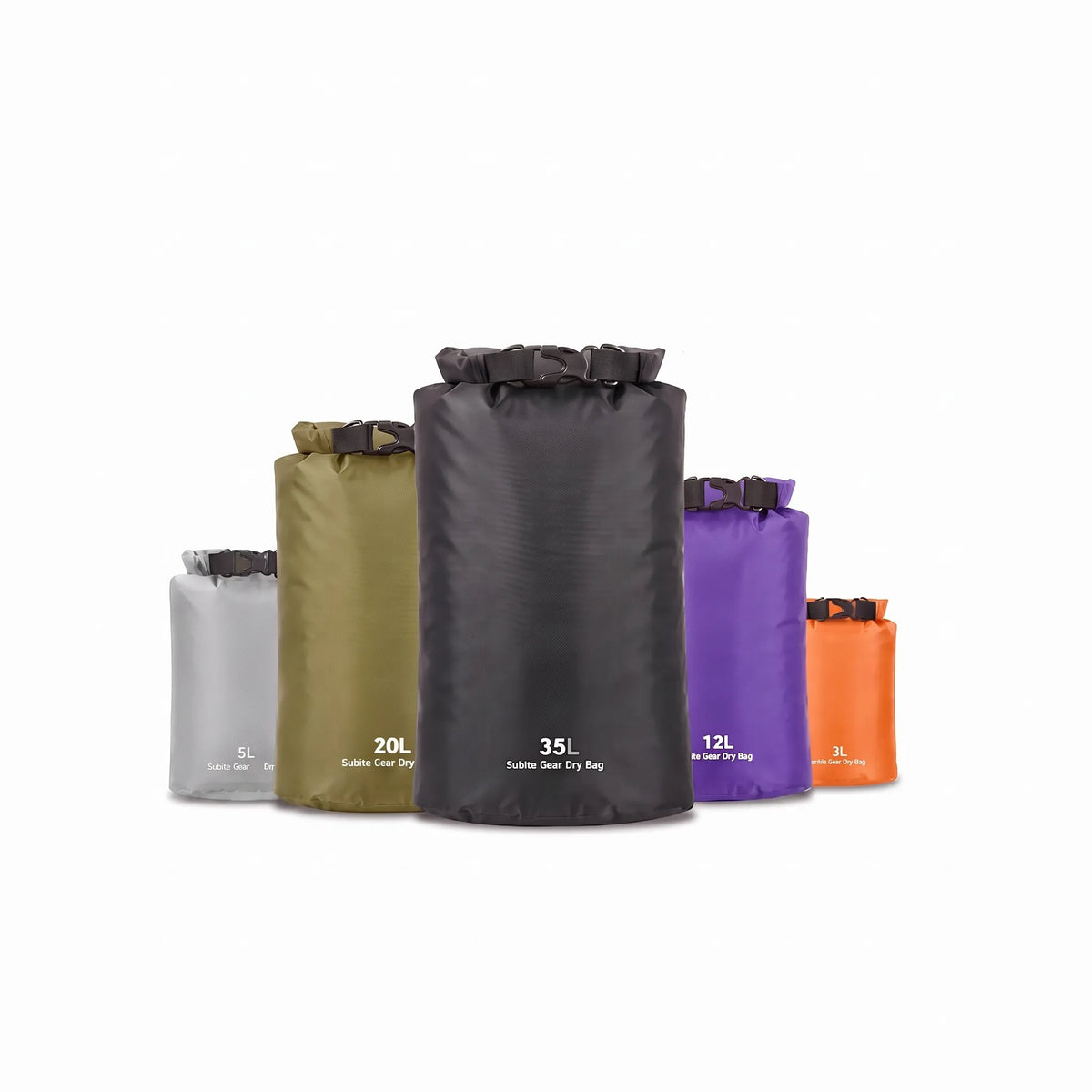 Waterproof Roll-Top Dry Bag for Outdoor Activities - Unisex