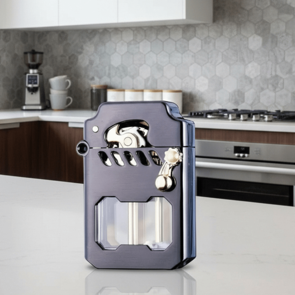 Visible Gear Mechanism Windproof Lighter for All Genders