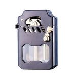 Visible Gear Mechanism Windproof Lighter for All Genders