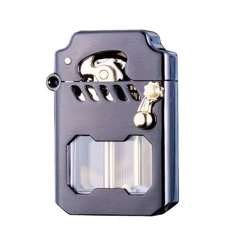 Visible Gear Mechanism Windproof Lighter for All Genders