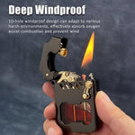 Visible Gear Mechanism Windproof Lighter for All Genders