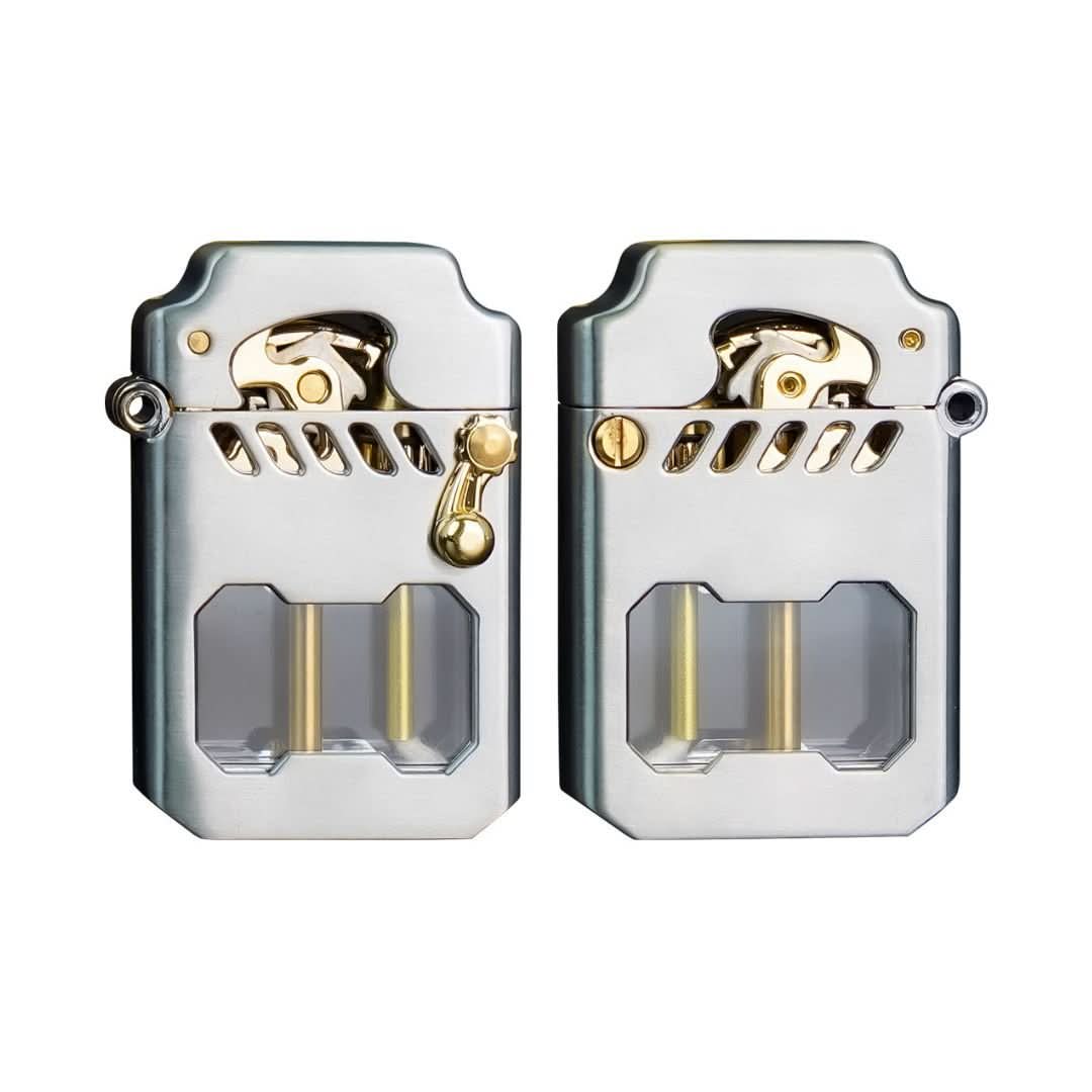 Visible Gear Mechanism Windproof Lighter for All Genders