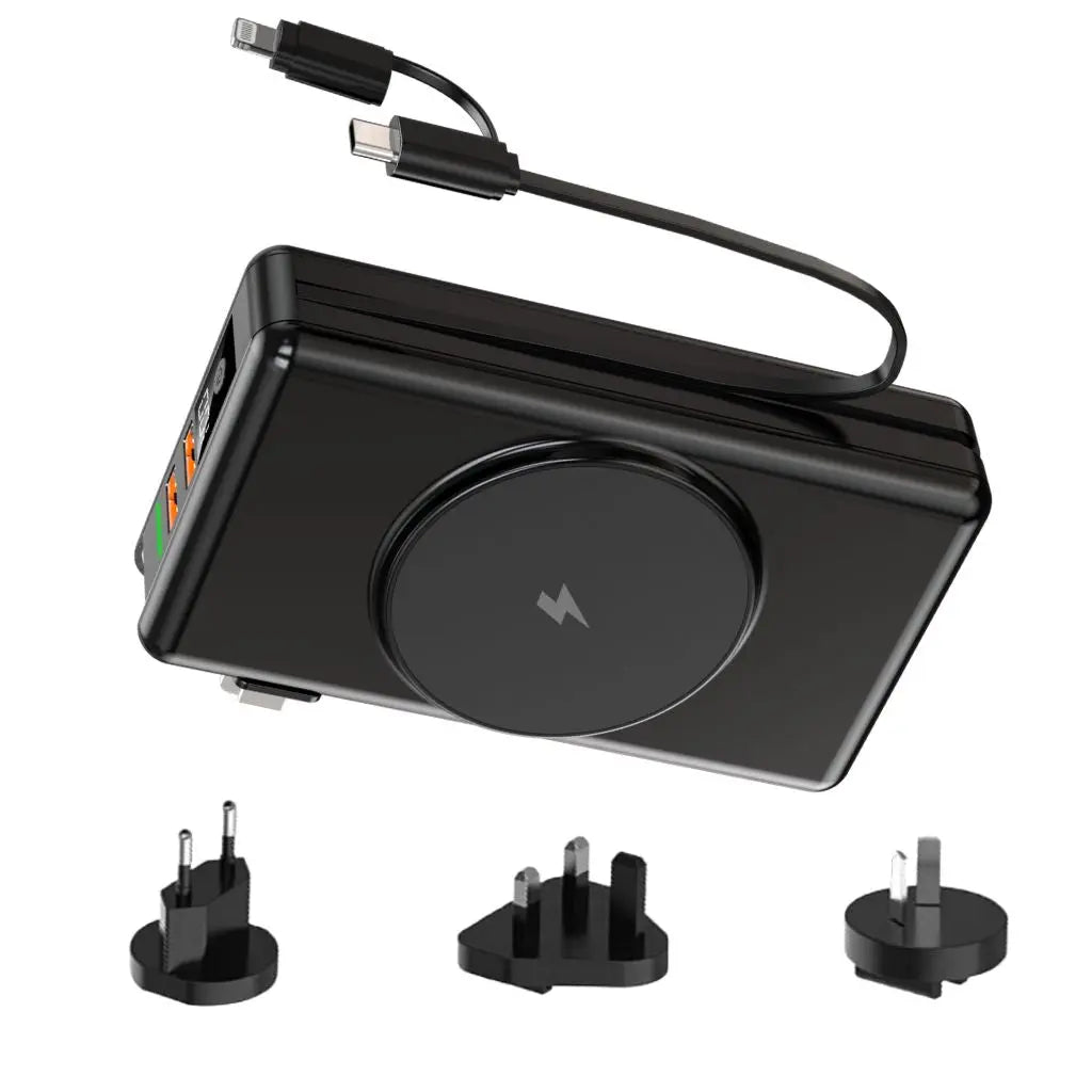 EnergiPower 5-in-1 Powerbank – 15.000mAh mit Schnellladefunktion