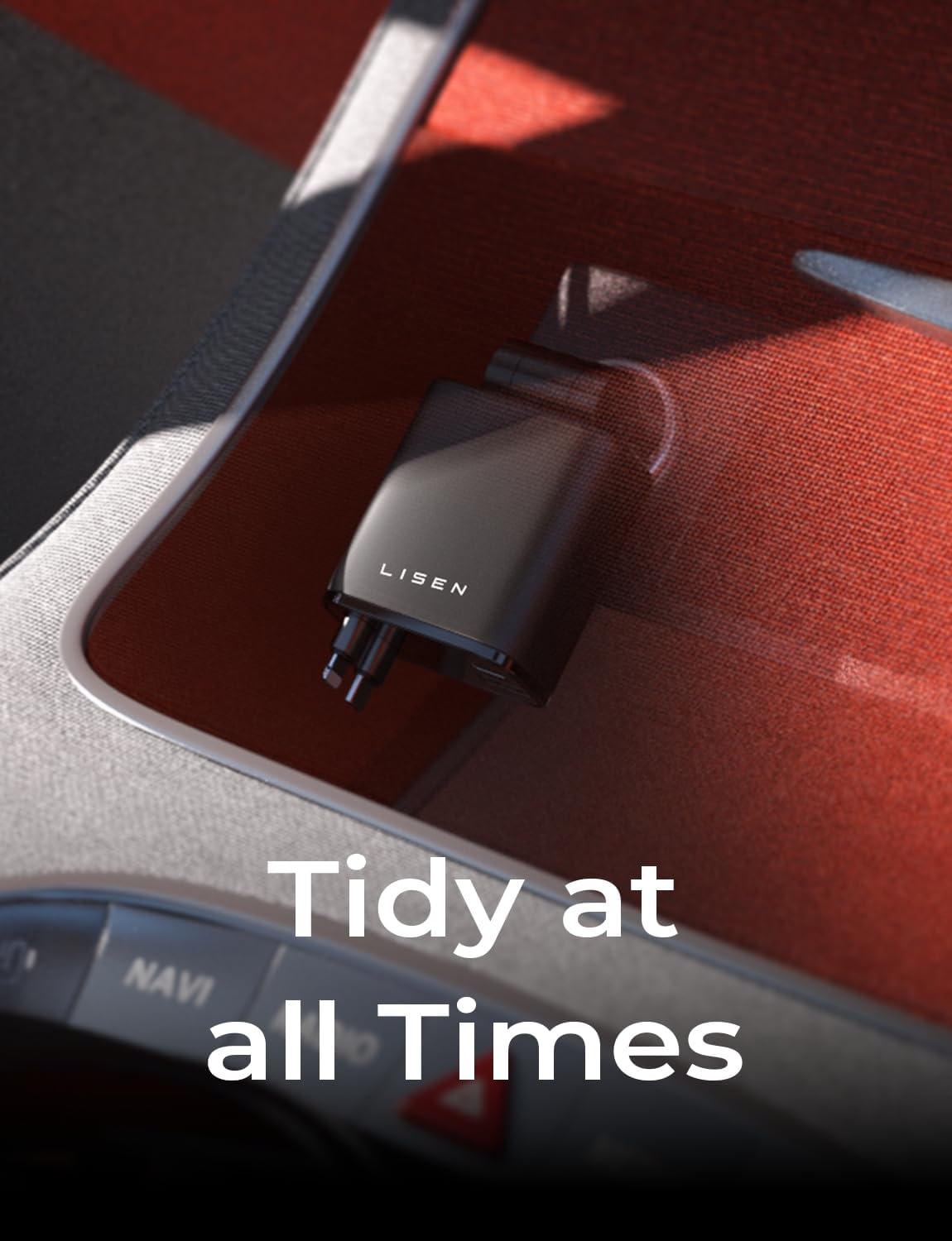 Fast 69W Power Car Charger with Universal Retractable USB-C