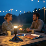 Wiederaufladbare Campinglampe mit 10.000mAh Akku – Teleskopisch, Dimmbar und SOS-Funktion
